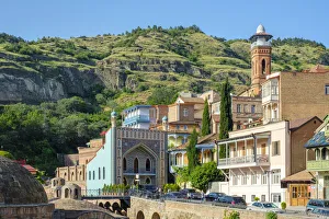 Western Asia Gallery: Sulphur baths and historic buildings in the Abanotubani bath district, Tbilisi (Tiflis)