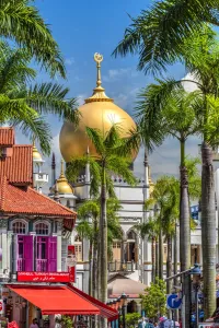 Singaporian Prints: Sultan Mosque and Arab Street, Singapore