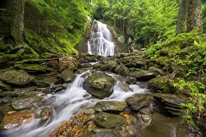 Granville Prints: Summer at Moss Glen Falls, Green Mountains, Granville, Vermont, USA