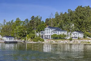 Summer House Prints: Summer villa on a small archipelago near Sandhamn, Stockholm County, Sweden