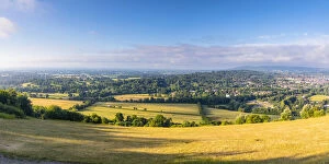 Images Dated 27th July 2020: The summit of Box Hill, Tadworth, Surrey, England, UK