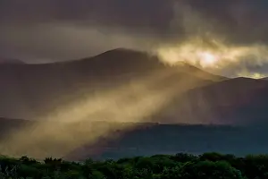 Storm Prints: Sun Beams across Lough Leane, Killarney, Co. Kerry, Ireland