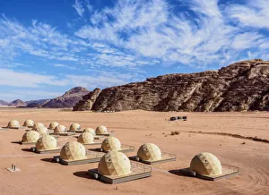 Sun City Camp, elevated view, Wadi Rum, Aqaba Governorate, Jordan
