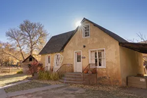 Sunbeam streaming over Historic Gifford House Museum and Store, Fruita Sunbeam streaming over Historic Gifford House Museum and Store, Fruita