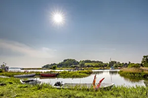 Bodden Prints: Sundown, Baabe, Lake Sellin, RAogen Island, Mecklenburg-Western Pomerania, Germany