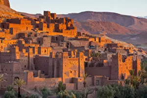 Morocco Gallery: Sunrise over Ait Benhaddou, Atlas Mountains, Morocco