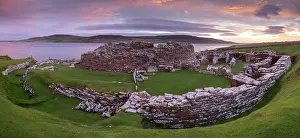 Mainland Prints: Sunrise over the Broch of Gurness