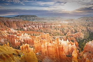 Geological Prints: Sunrise at Bryce Canyon National Park, Utah, USA. From Sunset Point