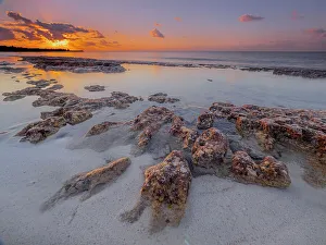 Spotts Beach Prints: Sunrise on the Caribbean Sea at Spotts Beach on Grand Cayman