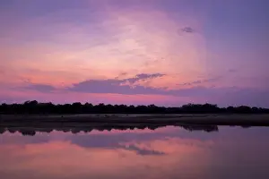 Sunrise over the Chongwe River, South Luangwa National Park, Zambia