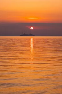 Images Dated 22nd September 2021: Sunrise, Corfu, Ionian Islands, Greece