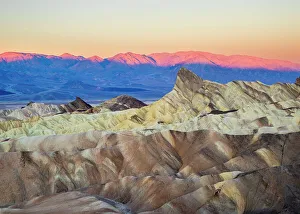 Southwest Prints: Sunrise, Early Morning Zabriskie Point, Death Valley National Park, California, USA