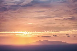 Fira Prints: Sunrise from Fira, Santorini, Cyclades Islands, Greece, Europe