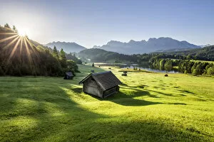 Light Collection: Sunrise at Geroldsee, near Garmisch Partenkirchen, Bayern, Germany