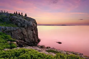 Mount Desert Island Prints: Sunrise from Great Head Peninsula, Acadia National Park, Maine, USA