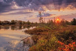 Muskoka Prints: Sunrise at Highland Pond in the Torrance Barrens, Ontario, Canada