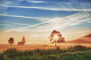 Bichl Prints: Sunrise impression in Sindelsbachfilz - Germany