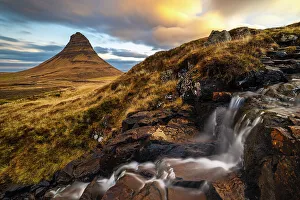 Kirkjufell Prints: Sunrise at Kirkjufell, Grundarfjorour