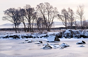 Scot Land Prints: Sunrise on Loch Ba, Glencoe, Scotland, UK