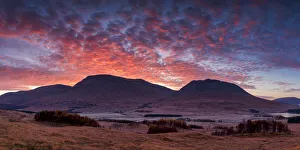 Time Of Day Prints: Sunrise from Loch Tulla Viewpoint, Argyll & Bute, Scotland