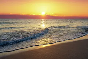 Miami Prints: Sunrise Miami Beach, early morning South Miami Beach, Florida, USA