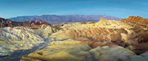 Lowest Point United States Prints: Sunrise Morning, Zabriskie Point, Death Valley National Park, California, USA