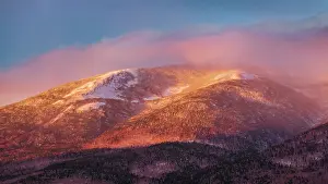 White Mountain Region Prints: Sunrise over Mount Washington, White Mountain National Forest, Gorham, New Hampshire, USA
