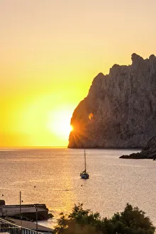 Sunrise at Sant Vicenc, Serra de Tramuntana, Mallorca, Balearic Islands, Spain