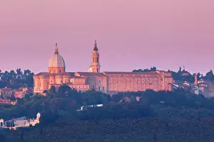 Marche Prints: Sunrise on the Santuario della Santa Casa di Loreto sanctuary