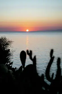 Sicilia Prints: Sunrise, Sicily, Italy