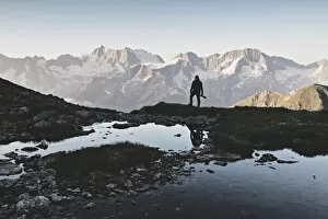 Stream Gallery: Sunrise in Strino Valley, Sole valley in Tonale pass, Trentino Alto Adige, Italy, Europe