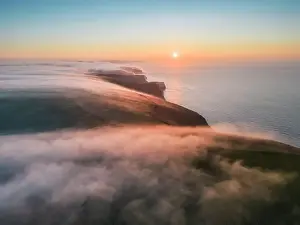 Altantic Prints: Sunrise towards Swyre Head and Lulworth