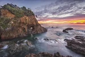 Northland Prints: Sunrise at Tapeka Point beach, Russell, Bay of Islands, New Zealand