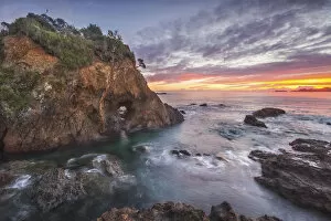 Sunrise at Tapeka Point beach, Russell, Bay of Islands, New Zealand