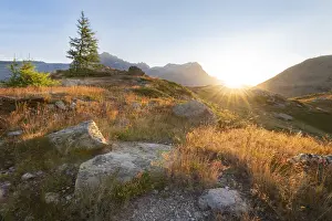 Levanne Prints: Sunrise, Valle dell Orco, Gran Paradiso National Park, Province of Turin, Piedmont