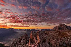 Trekker Prints: Sunrise on a wild spot of the Pale di San Lucano group, over Agordo
