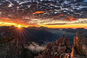 Cold Prints: Sunrise on a wild spot of the Pale di San Lucano group, over Agordo