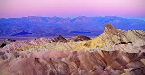 Southwest Prints: Sunrise, Zabriskie Point, Death Valley National Park, California, USA