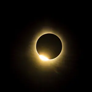 Michael Blanchette Prints: Sun's corona during total eclipse, Errol, New Hampshire, USA