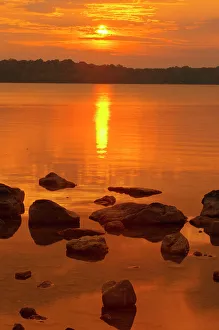 Bruce Peninsula Prints: Sunset on Berford Lake Bruce Peninsula, Ontario, Canada