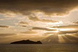 Rays Prints: Sunset over Blasket Islands, Dingle Peninsular, Co. Kerry, Republic of Ireland
