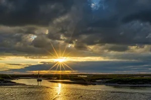 Sunset at Brancaster Staithe, Norfolk, England