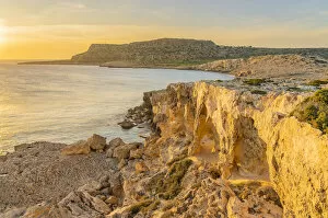 Images Dated 8th July 2021: Sunset over Cape Greco, Famagusta Distyrict, Cyprus