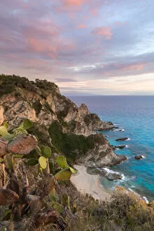 Images Dated 18th May 2021: Sunset at Capo Vaticano, Province of Vibo Valentia, Calabria, Italy