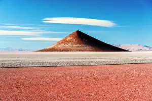 Salta Prints: Sunset over Cono de Arita in the red desert