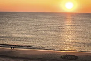 Sunset on the dunes of Wenningstedt, Sylt, Schleswig-Holstein, Germany