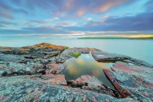 Killarney Prints: Sunset on Georgian Bay in Killarney, Ontario, Canada