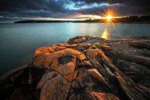 Killarney Prints: Sunset over Georgian bay, Killarney, Ontario, Canada