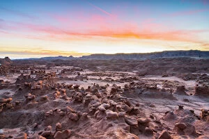 South Western Collection: Sunset at Goblin Valley State Park, Utah, USA