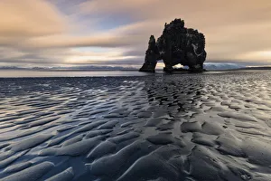 sunset at Hvitserkur, Norduland vestra, Northen Iceland, Europe